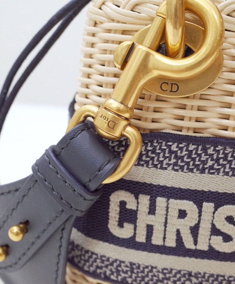 Christian Dior Mini Lady Dior Bag Dark Blue